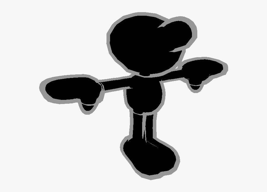 Super Smash Bros - Game And Watch Model, Transparent Clipart