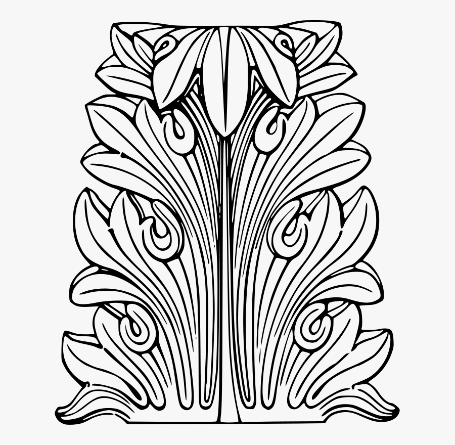 Acanthus Leaf - Acanthus Png, Transparent Clipart