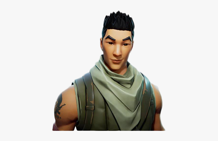 Fornite Asian Avatar Png Image - Fortnite No Skin Png, Transparent Clipart