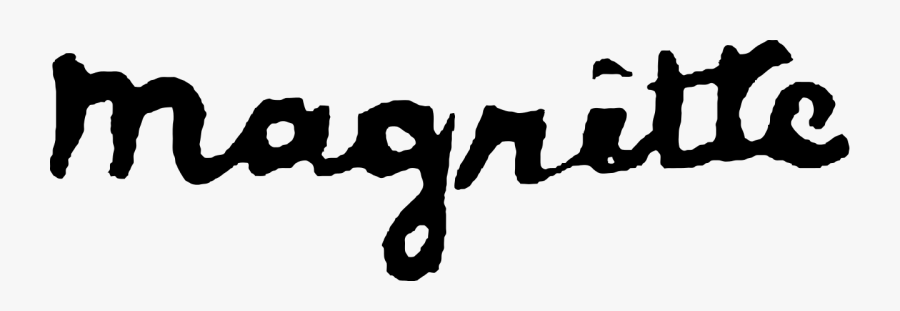 Rene Magritte Signature, Transparent Clipart