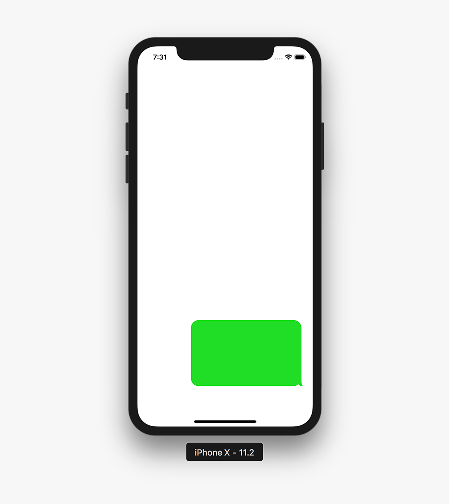 Iphone Text Bubble Png - Transparent Iphone Text Bubble, Transparent Clipart
