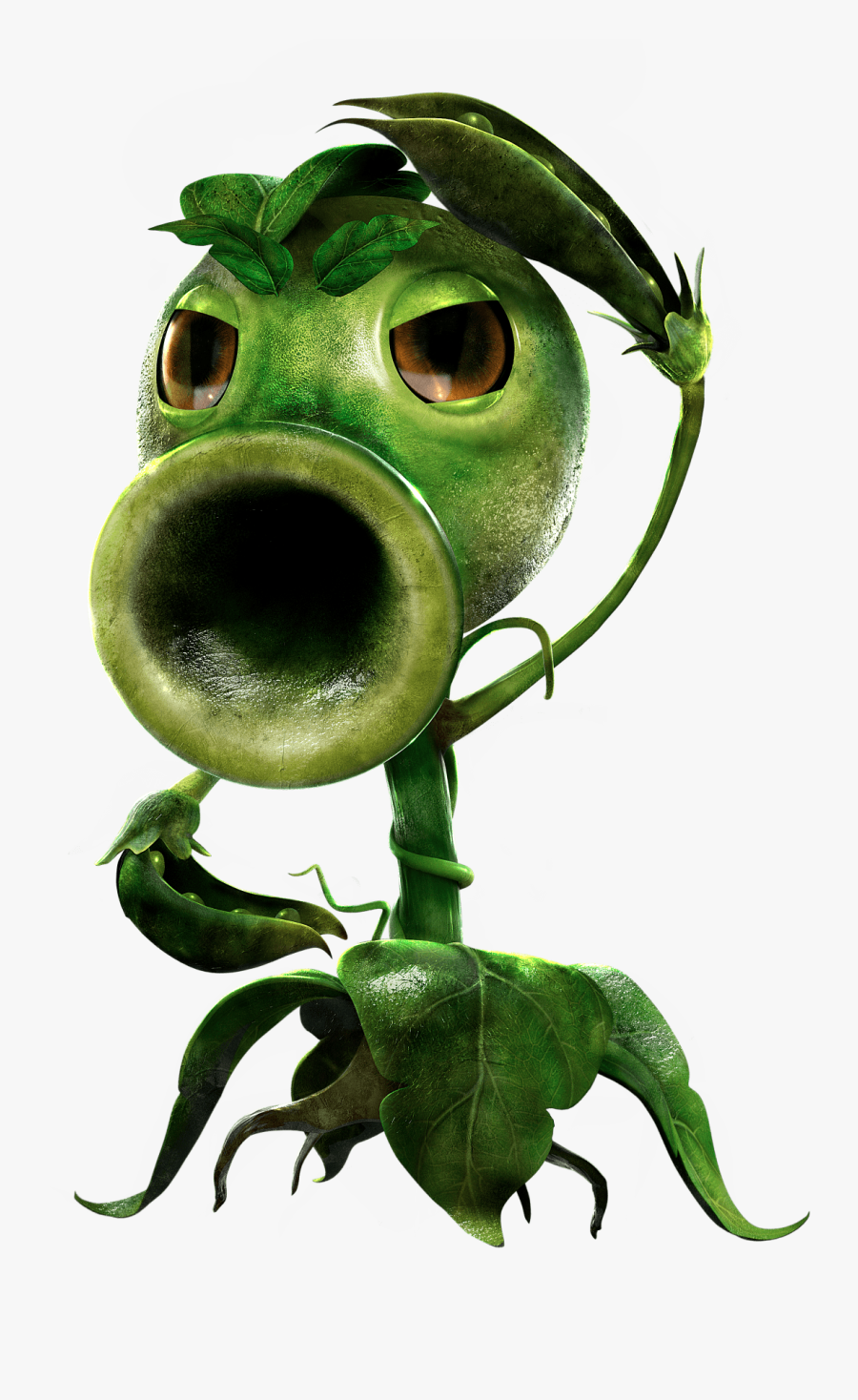 Plants Vs Zombies Garden Warfare - Peashooter Plants Vs Zombies Garden Warfare 2 Png, Transparent Clipart