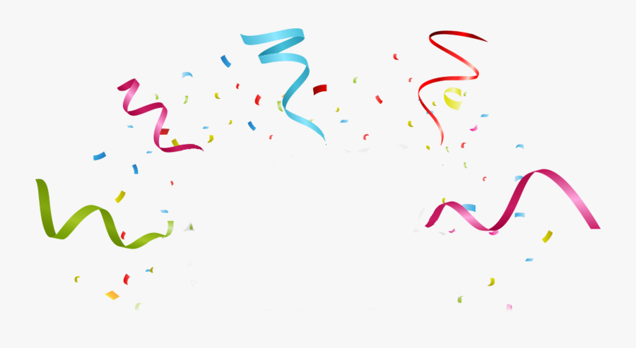 Party Png Celebration - Transparent Background Birthday Ribbons Png, Transparent Clipart