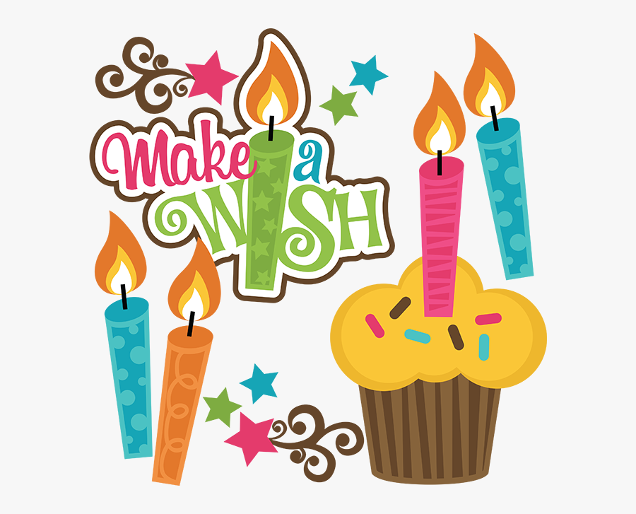 Kiss Clipart Father Birthday - Make A Wish Happy Birthday Png, Transparent Clipart