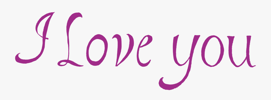I Love You Png - Love You Png Hd, Transparent Clipart