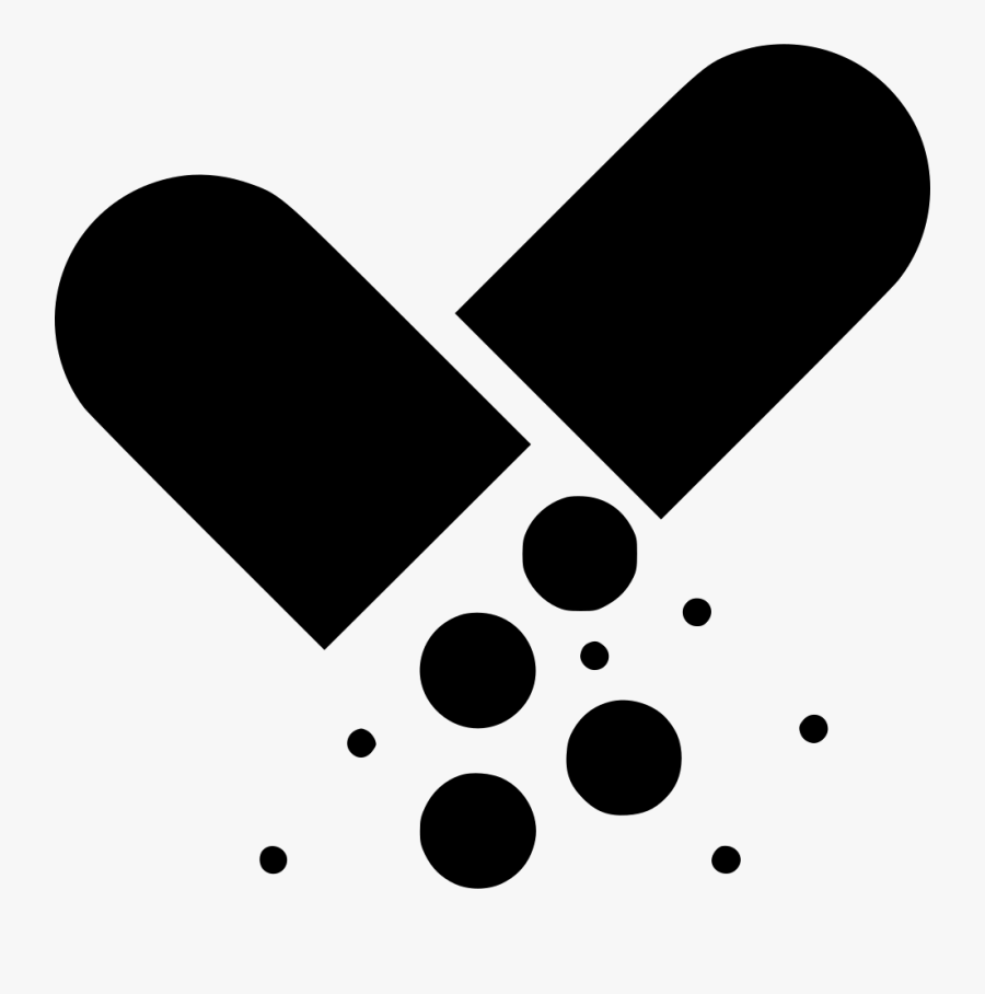 Antibiotics Svg Png Icon Free Download - Antibiotics Black And White, Transparent Clipart