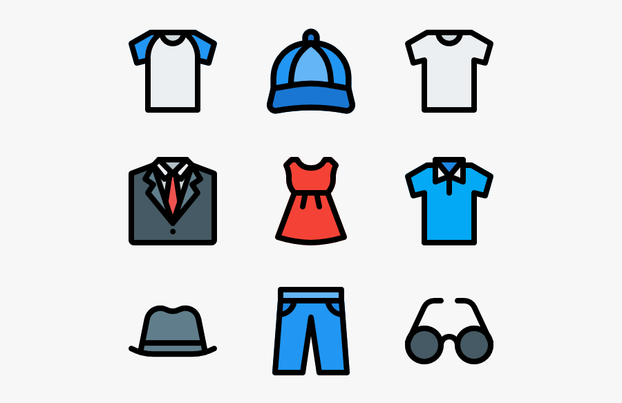 Clothing And Garments - Iconos De Ropa Png, Transparent Clipart