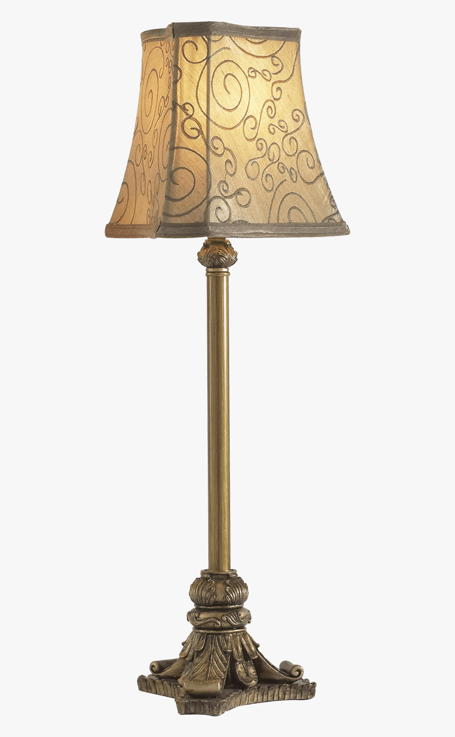 Lamp Vintage Table - Table Lamp Png, Transparent Clipart