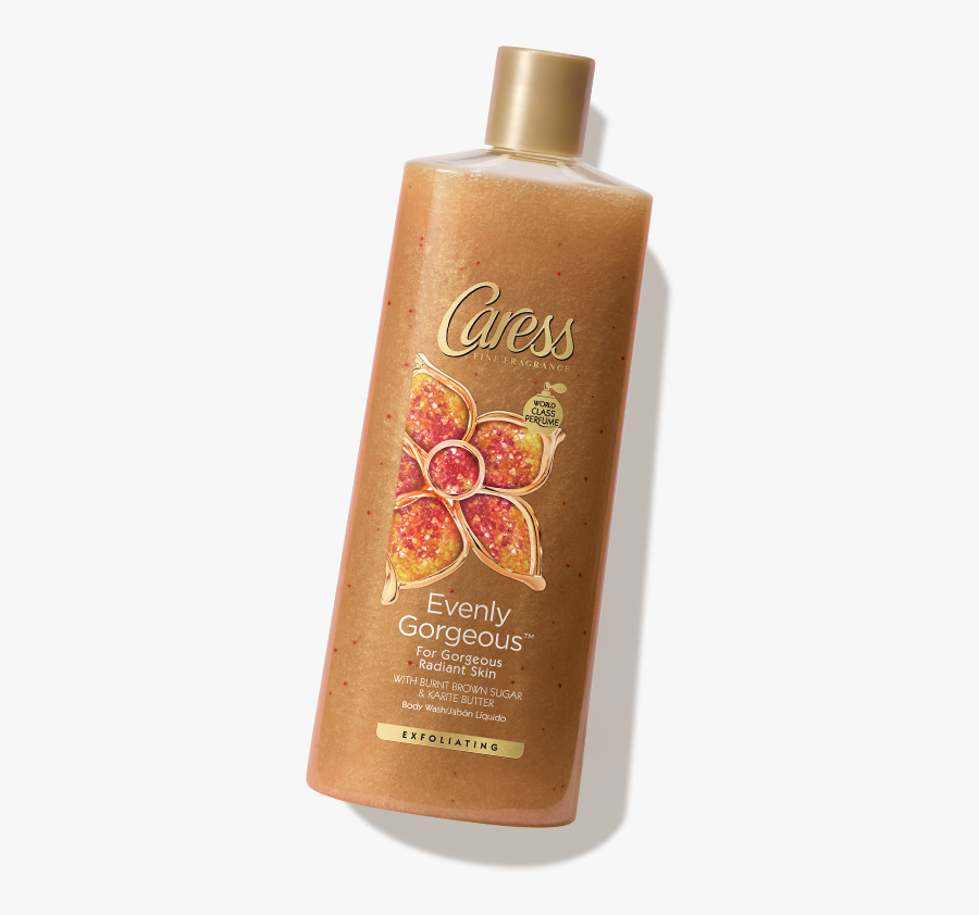 Skin Clipart Body Care - Caress Body Wash Evenly Gorgeous, Transparent Clipart
