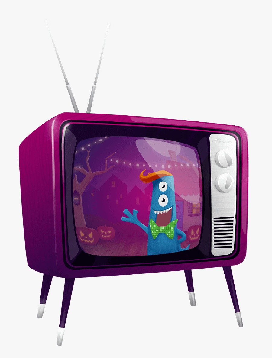 Television Set, Transparent Clipart