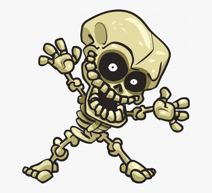 Skeleton Cartoon Png, Transparent Clipart