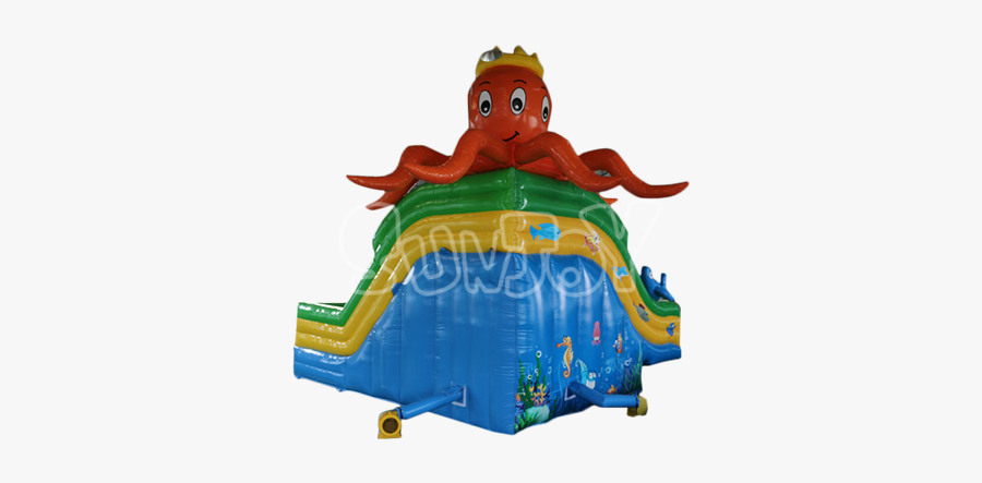 Blow Up New Octopus Water Slide - Inflatable, Transparent Clipart