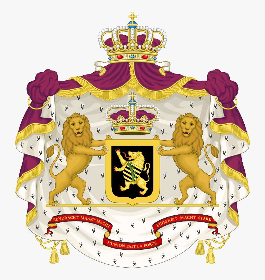 Belgium King Coat Of Arms, Transparent Clipart