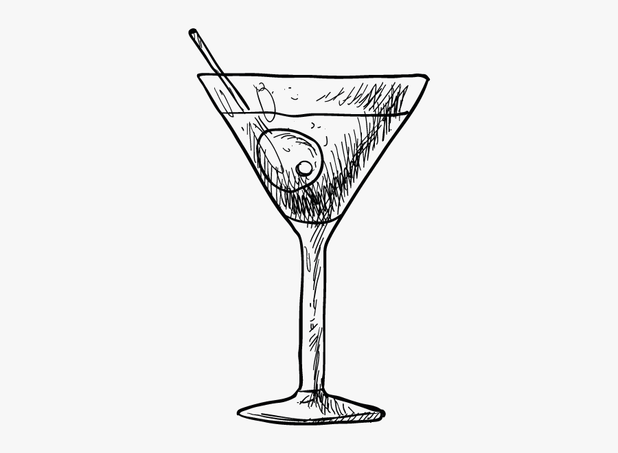 Martini Clipart Retro - Retro Cocktail Clipart Png Trans, Transparent Clipart