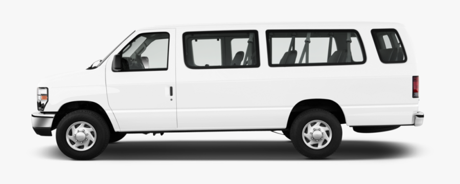 Van - 2007 Ford E350 Side View, Transparent Clipart