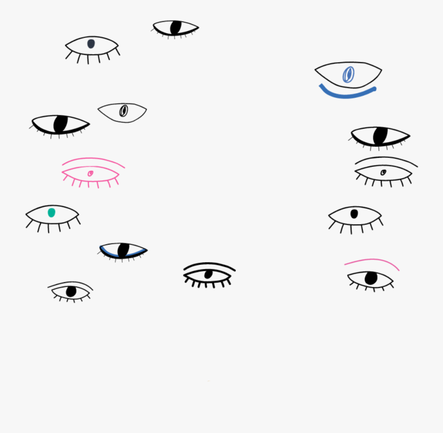 Transparent Eye Outline Png - Portable Network Graphics, Transparent Clipart