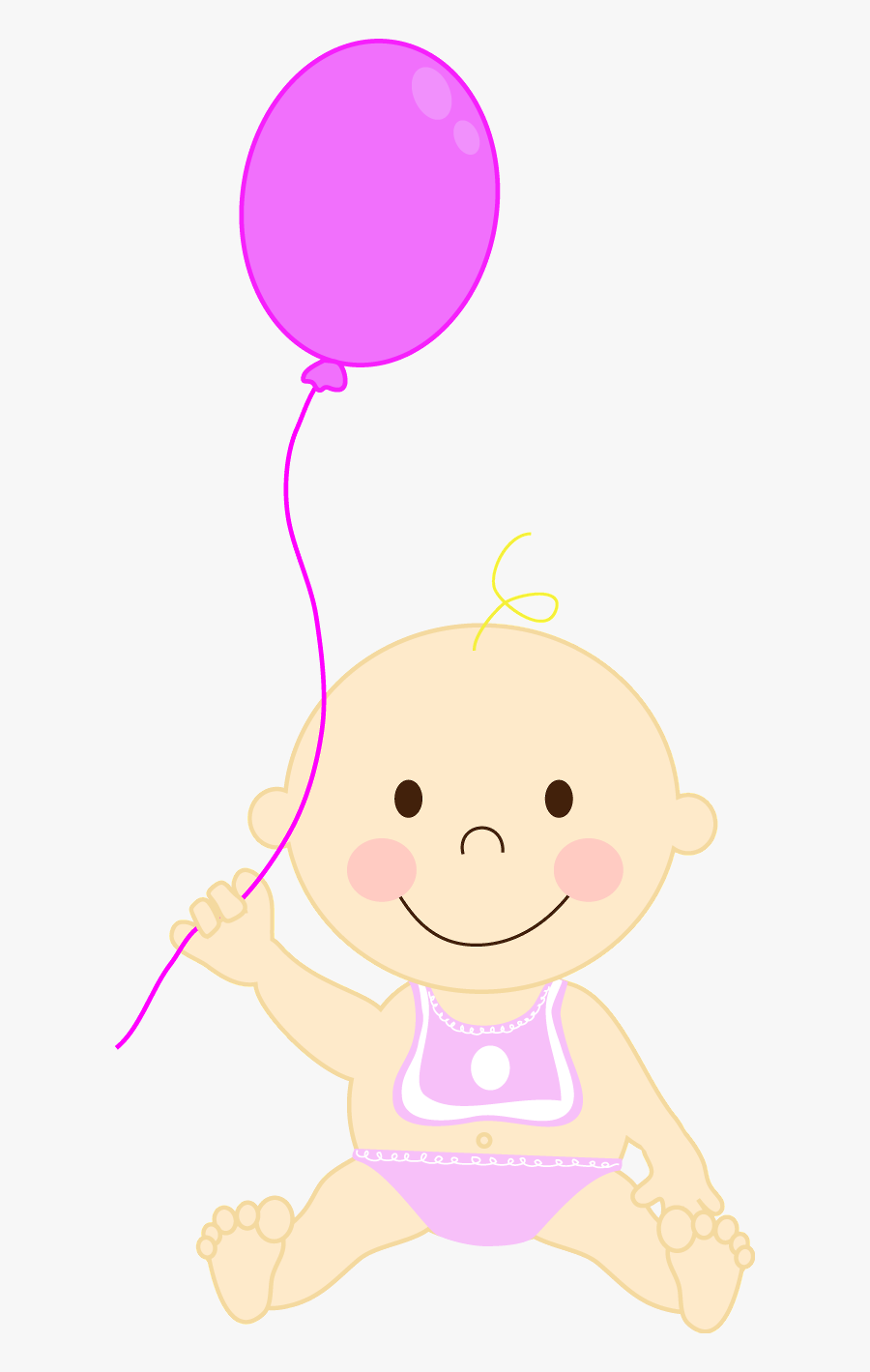 Blanket Drawing Baby Born - Clipart Baby Balloon, Transparent Clipart
