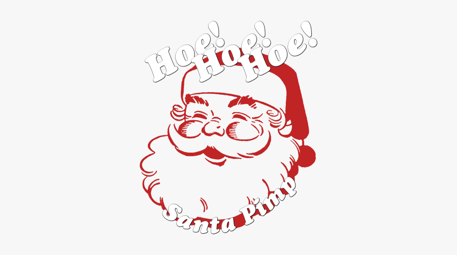 Tshirt Design Overlay - Santa Claus Coloring Pages, Transparent Clipart