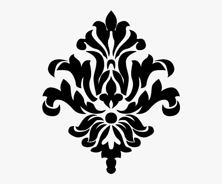 Damask Paisley Pattern - Damask Clipart, Transparent Clipart