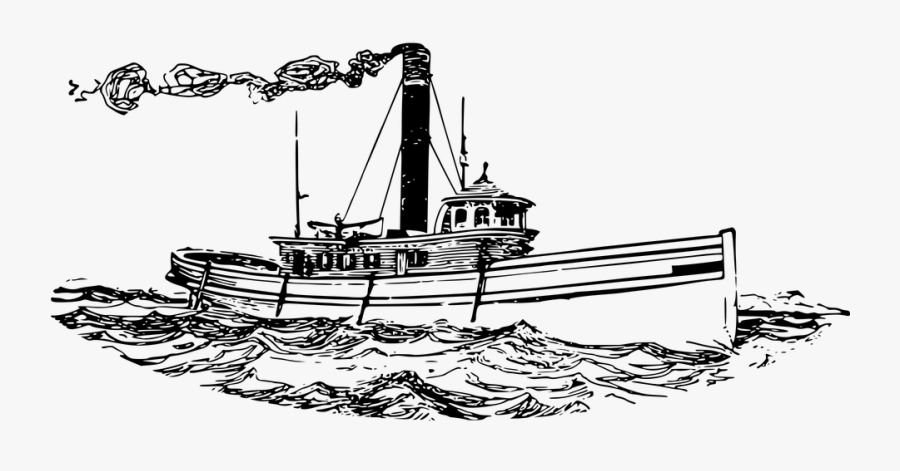 Boat, Sea, Ship, Tug, Tugboat - Royal Navy Gunship Crimean War, Transparent Clipart