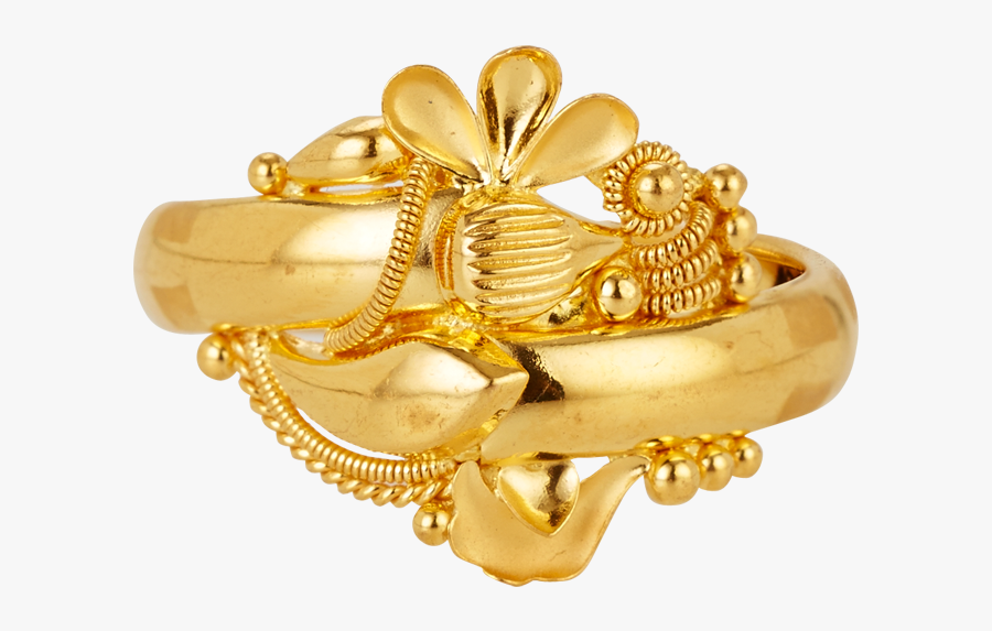 Png Jewellers Gold Ring Design - Gold, Transparent Clipart