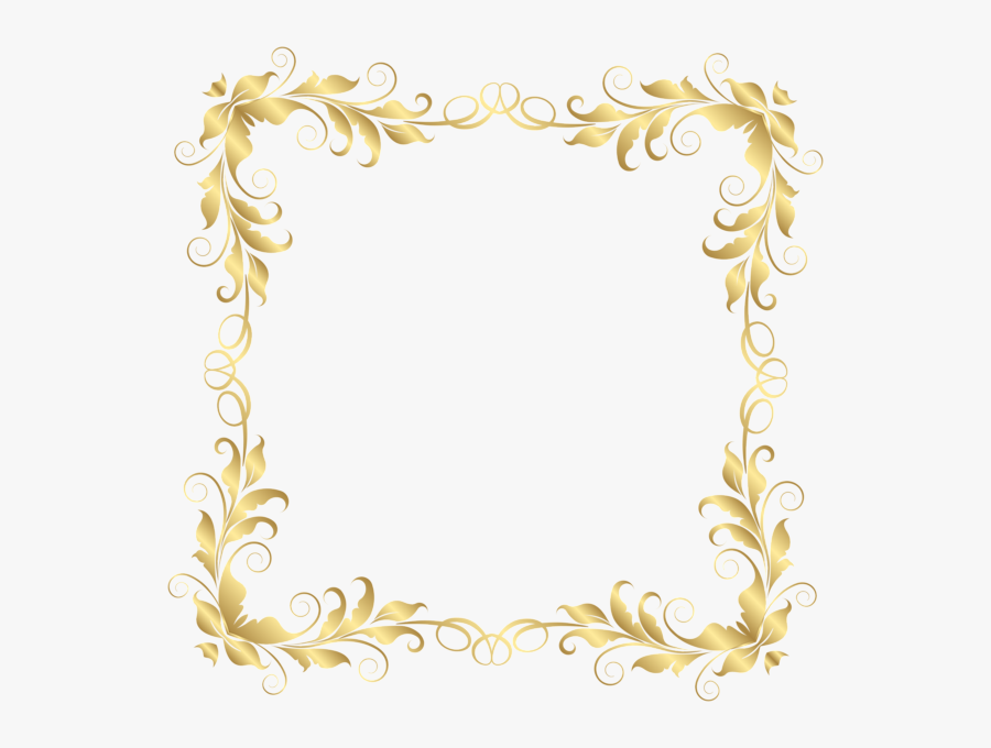 Gold Background Border Design , Free Transparent Clipart - ClipartKey