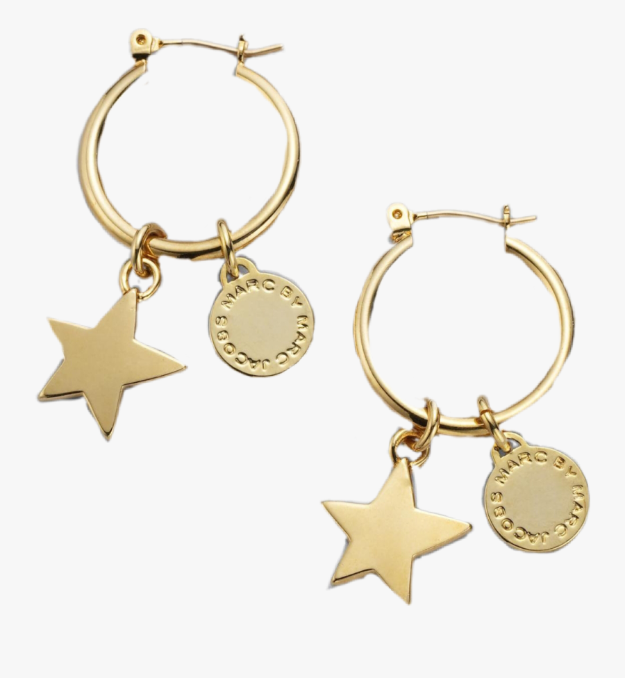 #colormehappy #gold #hoops #earrings #goldhoops #marcjacobs - Earrings, Transparent Clipart