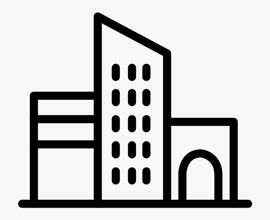 Building" - Line Art, Transparent Clipart