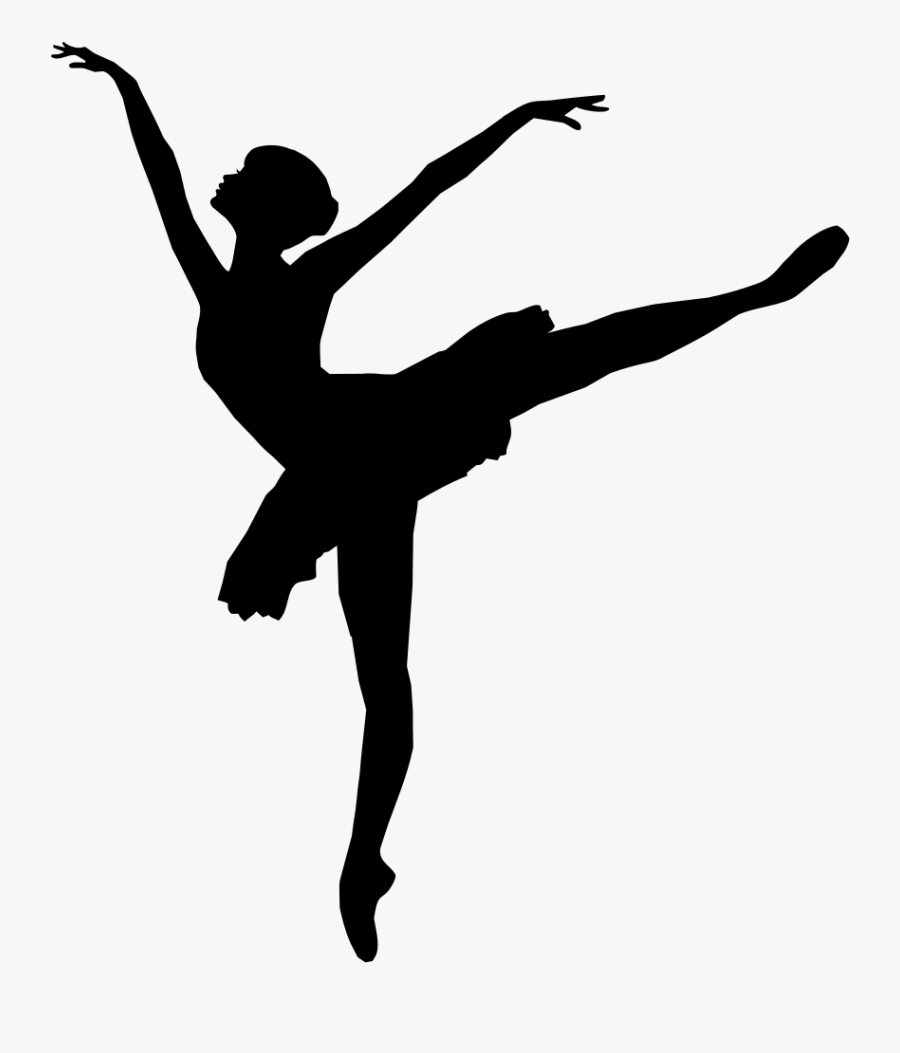 Performing Arts,silhouette,modern Dance - Bailarina De Ballet Dibujo, Transparent Clipart