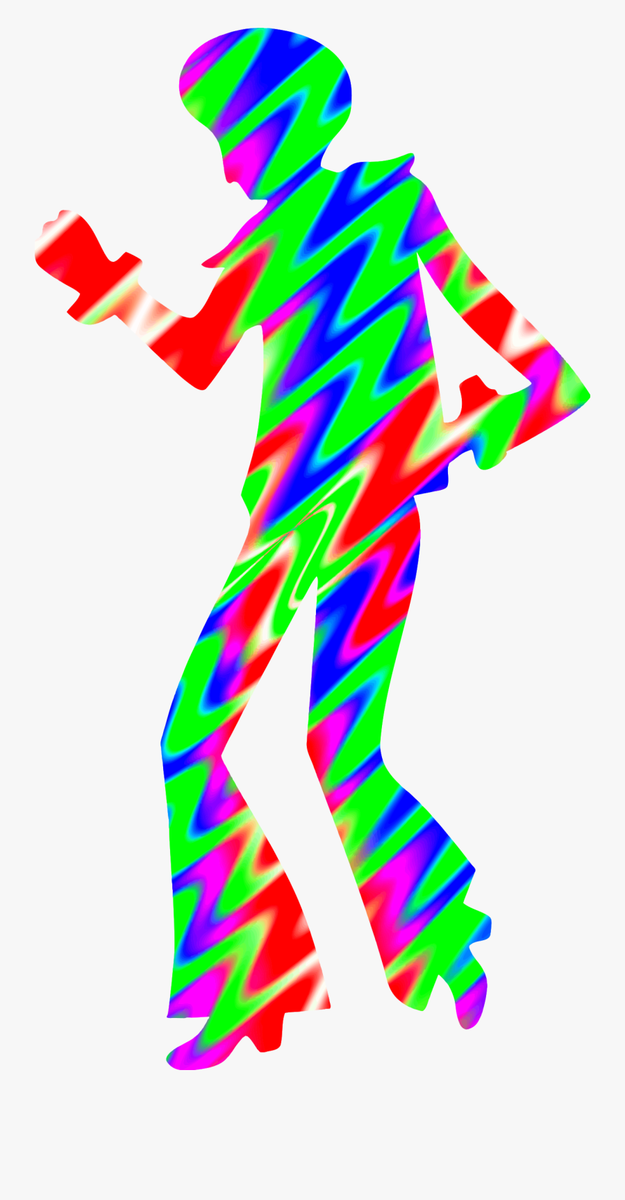 Transparent Wistful Clipart - Disco Clipart Dancing Guy, Transparent Clipart