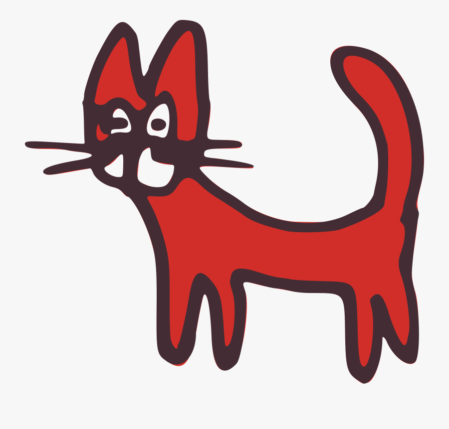 Cat - Red Cat Clipart, Transparent Clipart