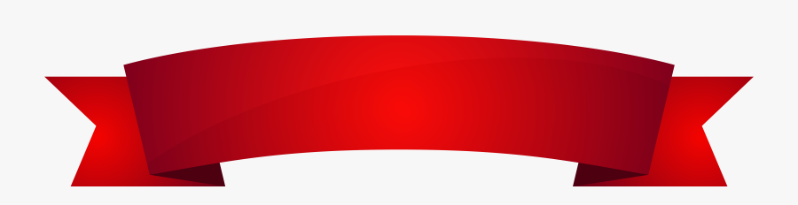 Red Ribbon Banner Png, Transparent Clipart