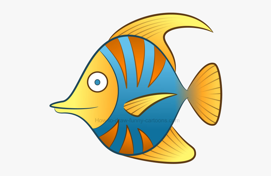 Fish Tropical Clipart How To Draw Free Transparent - Clipart Picture Of Fish, Transparent Clipart