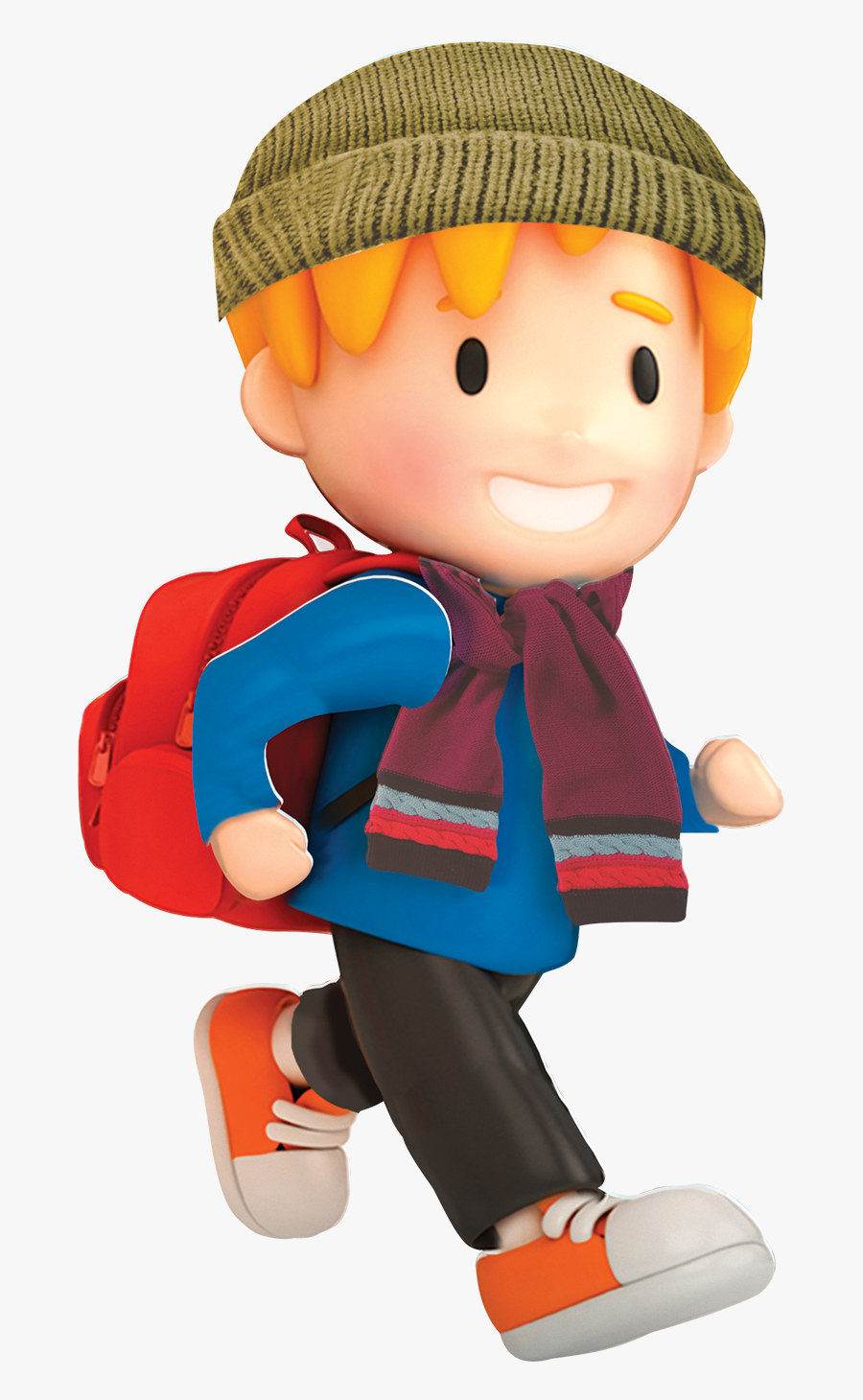 Transparent Going To School Clipart - Walking To School Png, Transparent Clipart