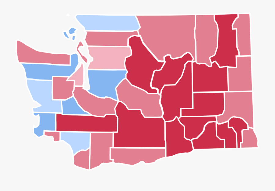 2016 Washington State Political Map Map 