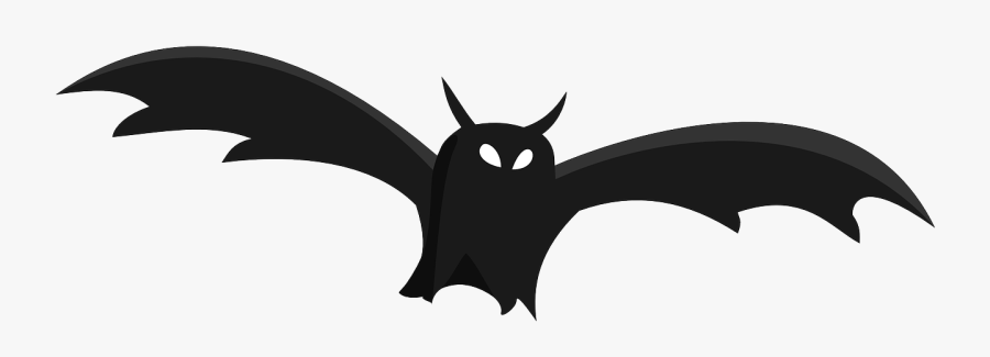 Bat Silhouette Black Animal Png Image - Halloween Bat Clip Art, Transparent Clipart