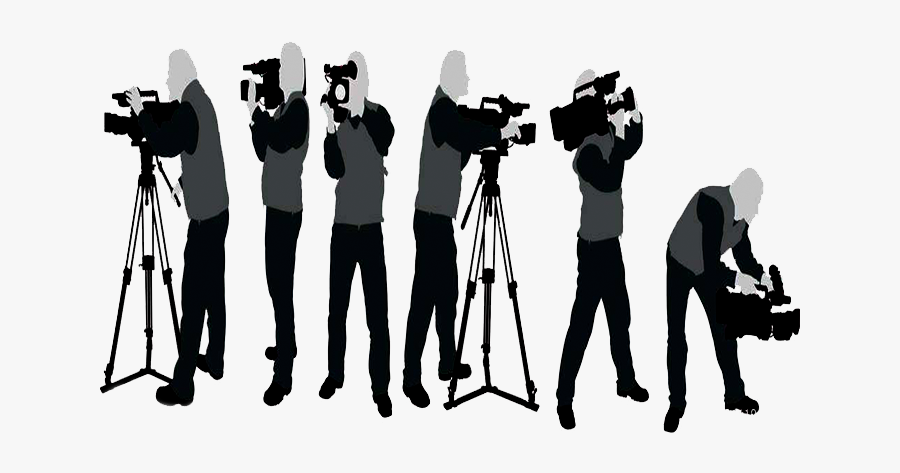 Operator Photographer Photography Camera Silhouette - Silhouette, Transparent Clipart