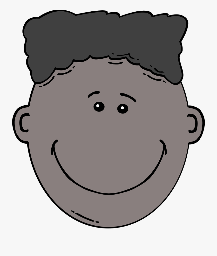Boy Face Cartoon - Clipart Boy Face Cartoon, Transparent Clipart