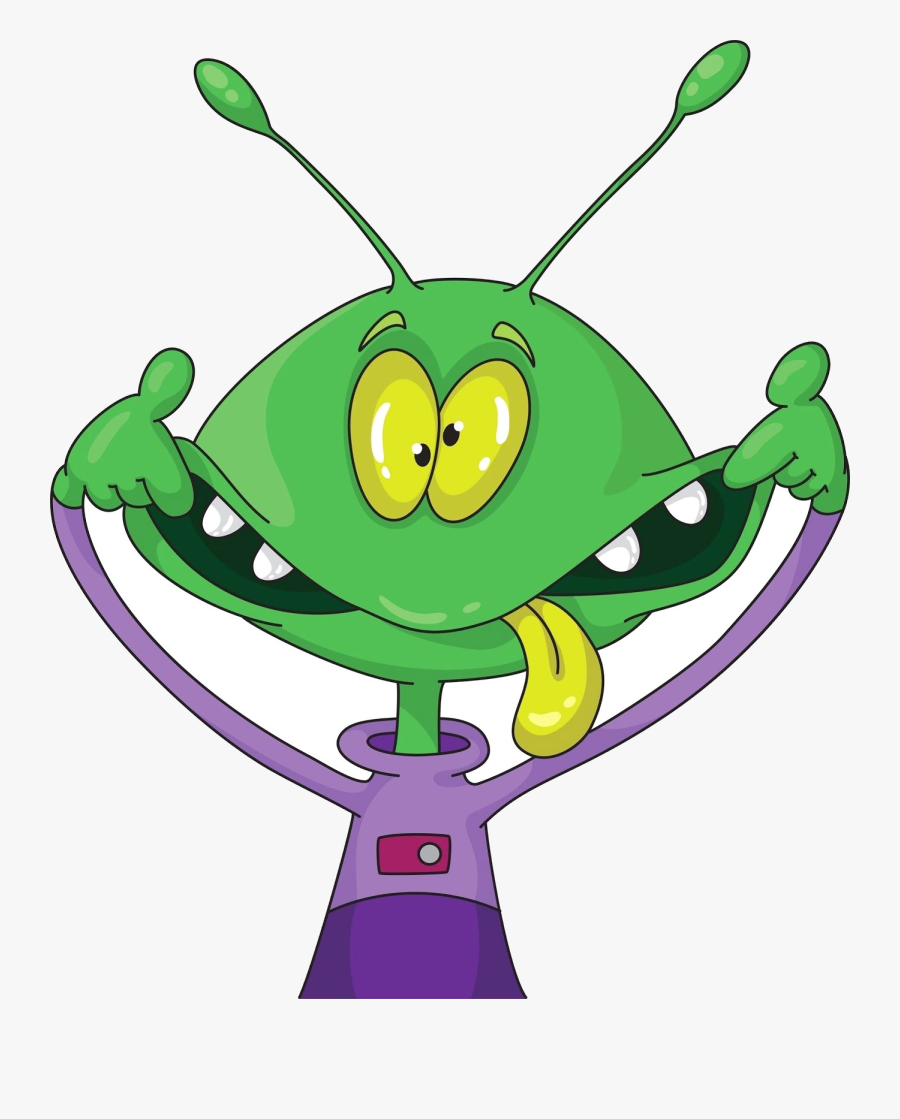 Alien Clipart Boy Transparent Png - Crazy Alien, Transparent Clipart