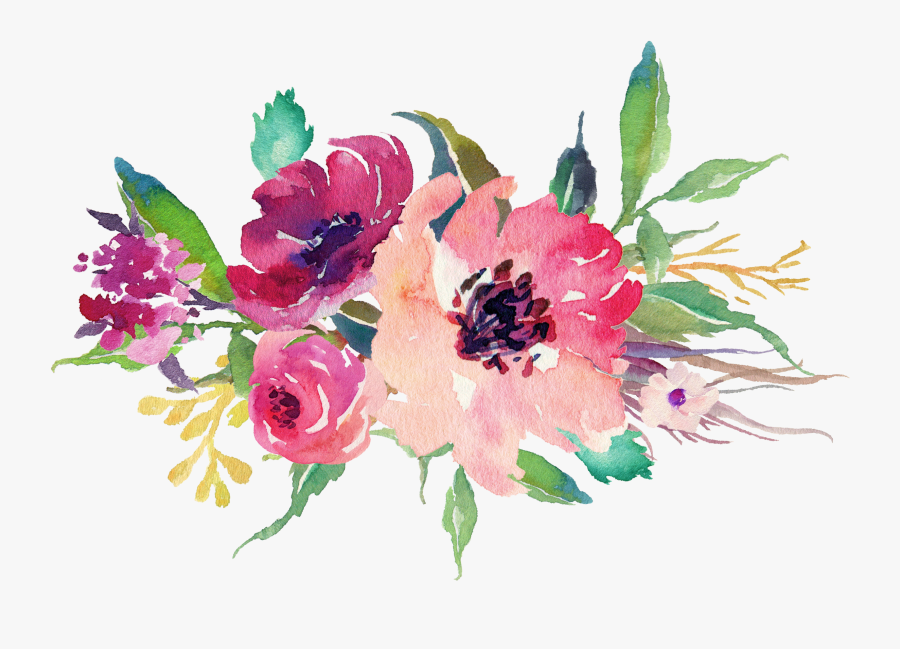 Watercolor Flower Bouquet , Free Transparent Clipart - ClipartKey