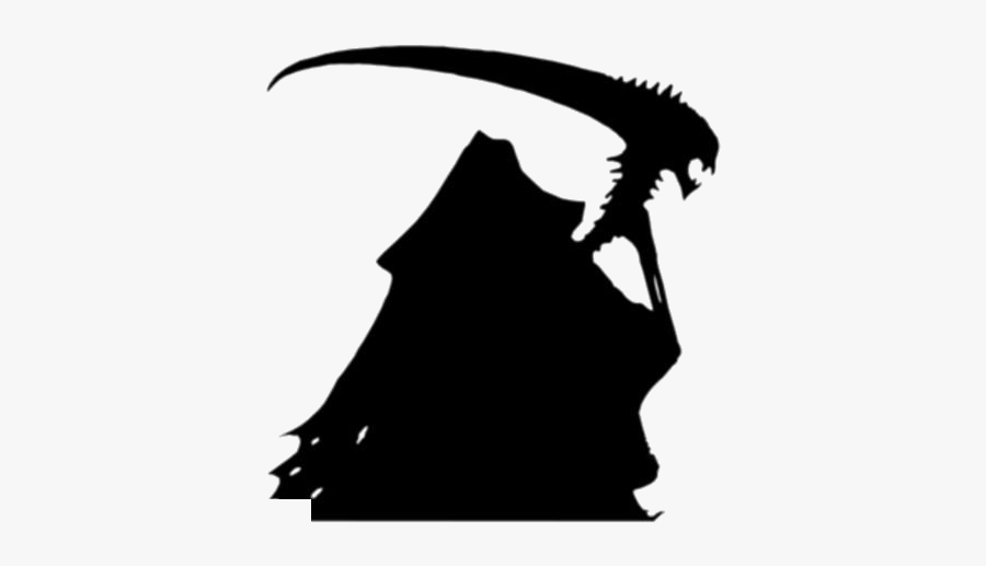 Transparent Grim Reaper Silhouette, Clip Art - Grim Reaper Death Png, Transparent Clipart