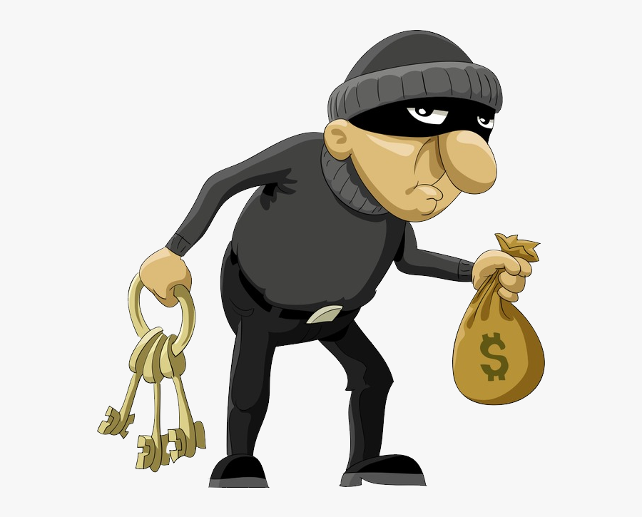 Thief, Robber Png - Cartoon Robber , Free Transparent Clipart - ClipartKey