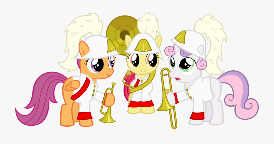 Transparent Trombone Clipart - Mlp Pony Marching Band, Transparent Clipart