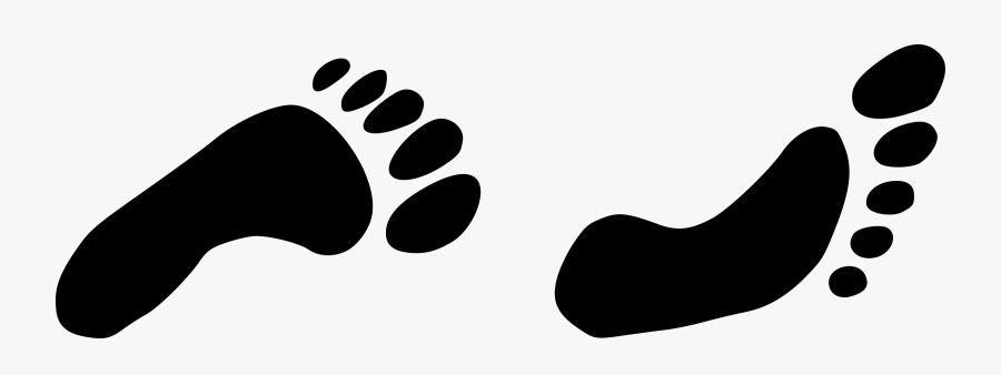 Transparent Free Footprint Clipart - Foot Print Clip Art, Transparent Clipart