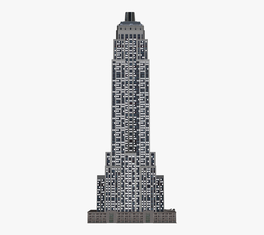Empire State Building Cad, Transparent Clipart