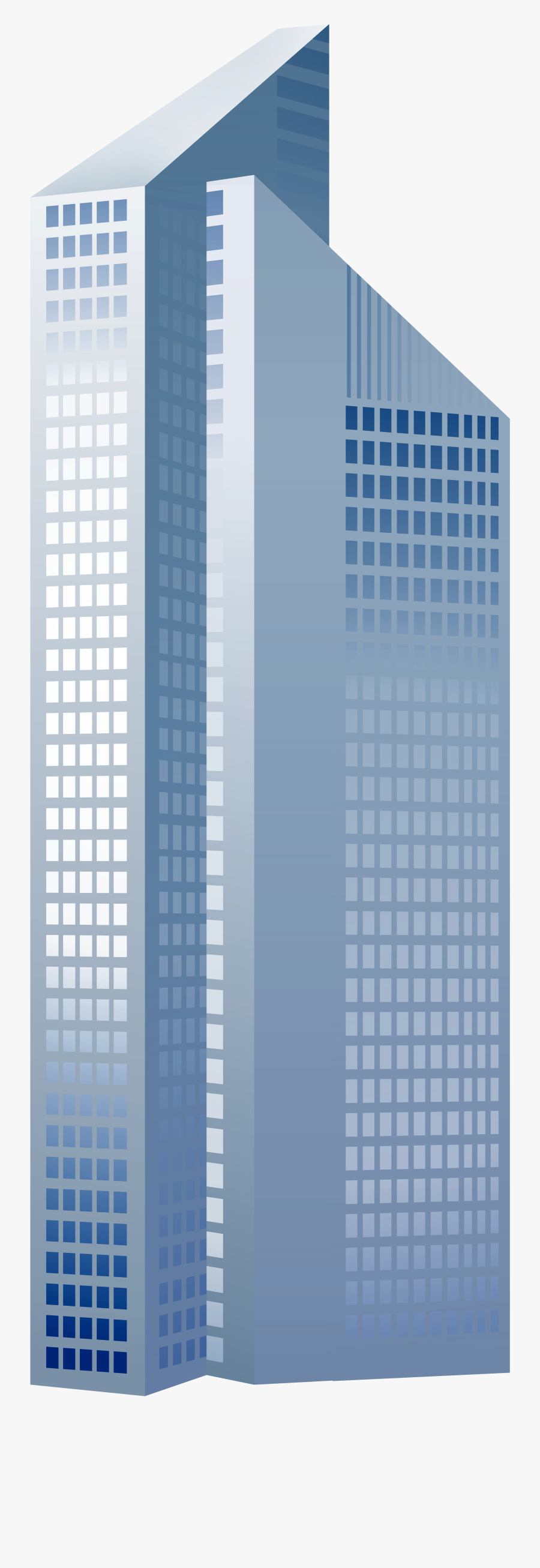 Modern Blue Skyscraper Png Clipart - Architecture, Transparent Clipart