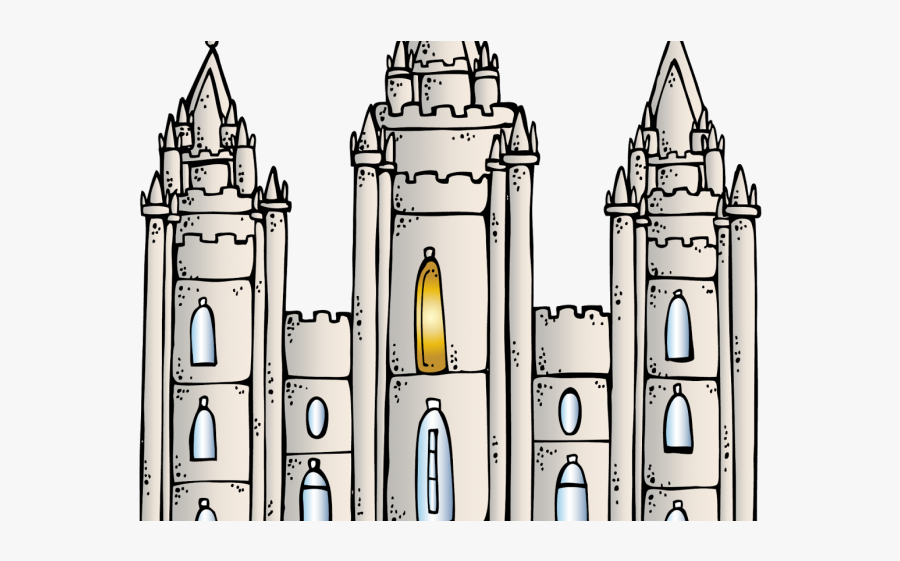 Salt Lake Temple Clipart - Lds Temple Clipart, Transparent Clipart
