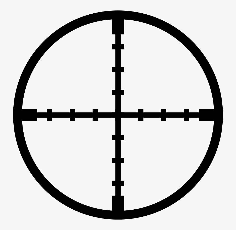 Borrowed From Http - Crosshairs Clipart, Transparent Clipart