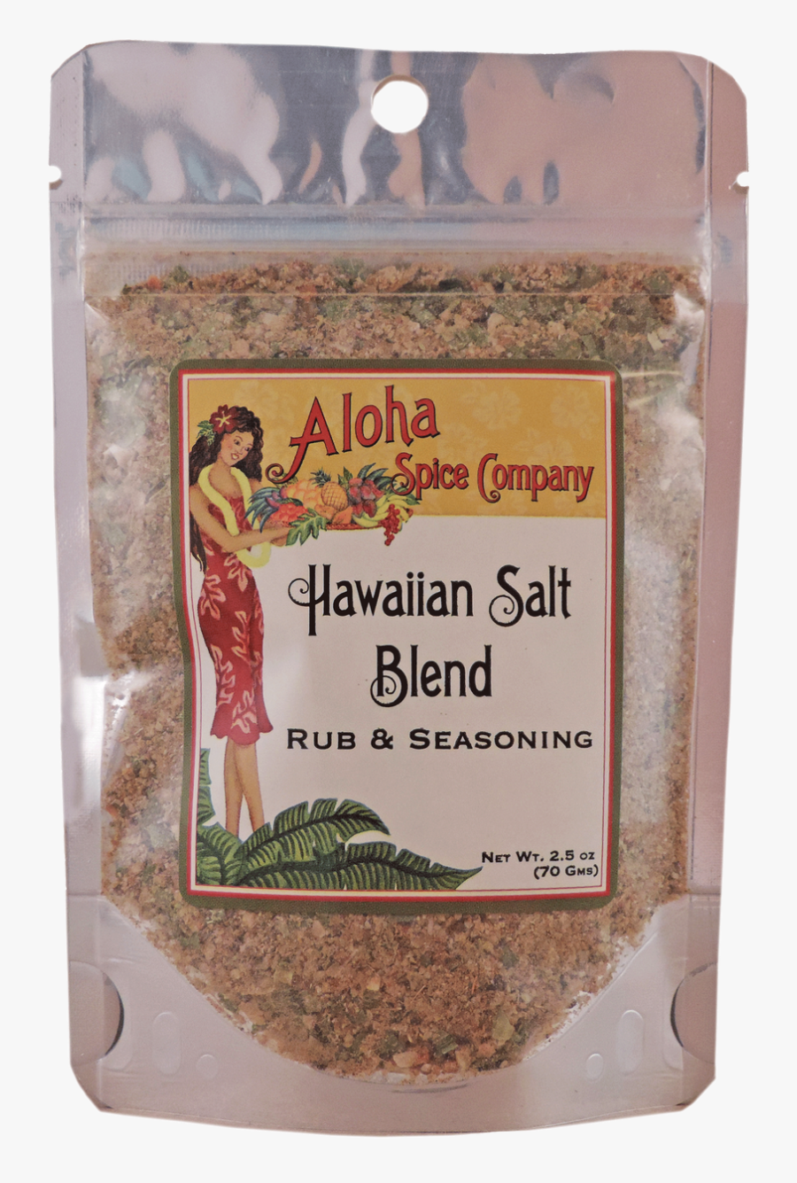 Hawaiian Salt Blend Rub - Hawaii Red Salt, Transparent Clipart