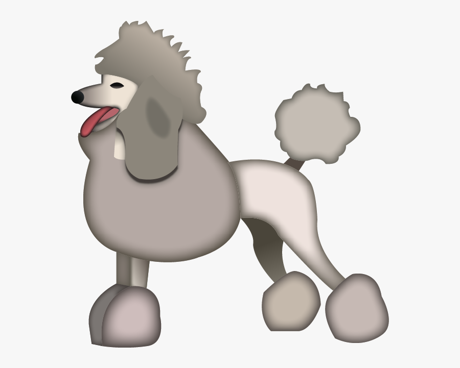 Download Vector File - Poodle Emoji Png, Transparent Clipart
